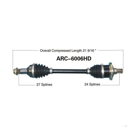 Wide Open Heavy Duty CV Axle for ARCTIC HD FRONT LEFT 400/450/500/550/650/700/1 ARC-6006HD